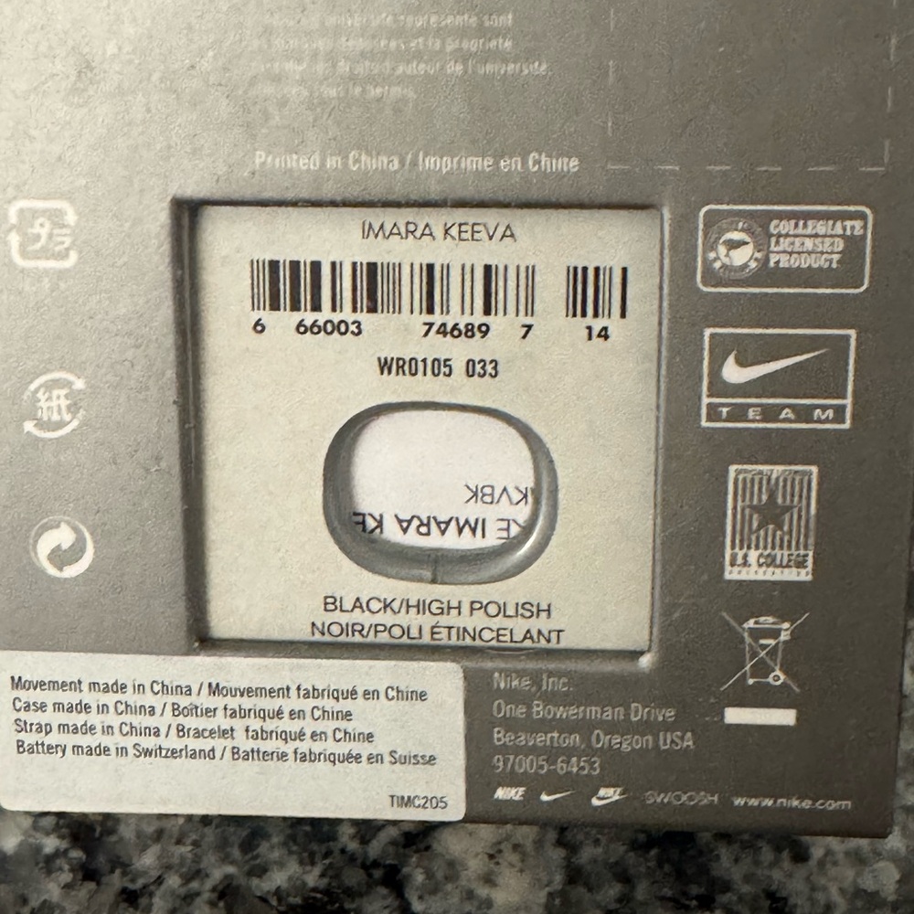 Nike timing Imara Keeva watch. New in box and tags - Picture 7 of 8